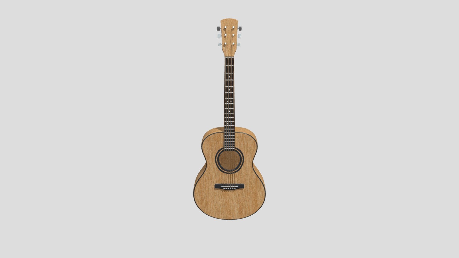 Guitar — Sketchfab embed 3D viewer
