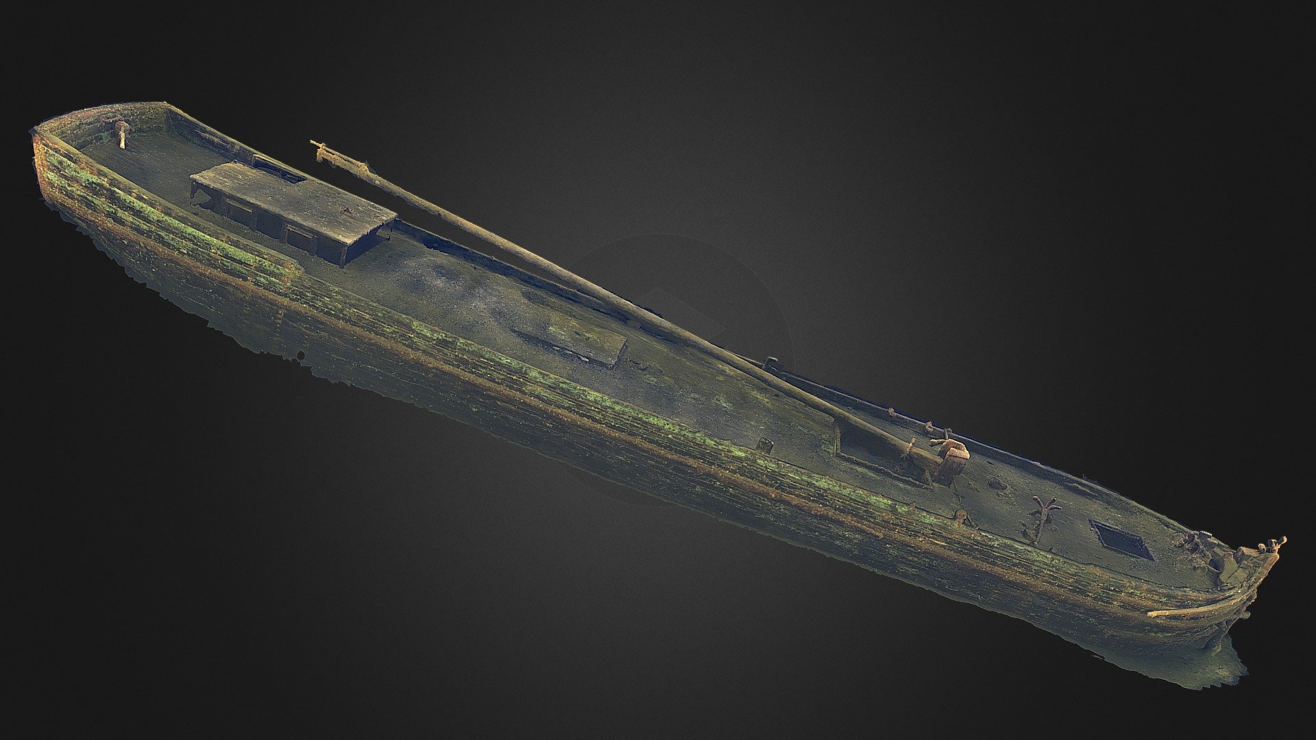Providence Island Canal Sloop Lake Champlain - 3D model by garyle802 ...