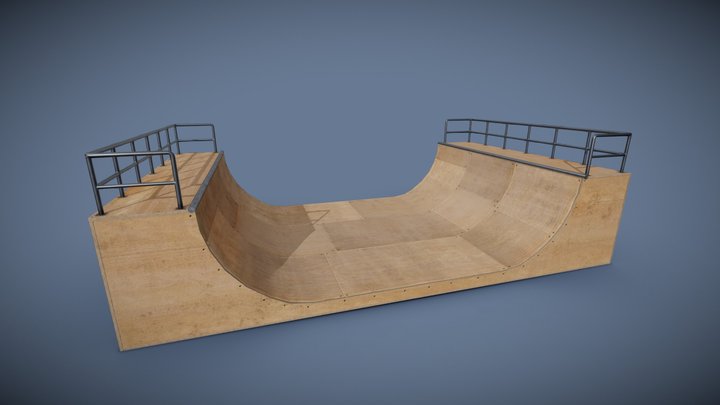 Half Pipe – Gratis 3D-model STL