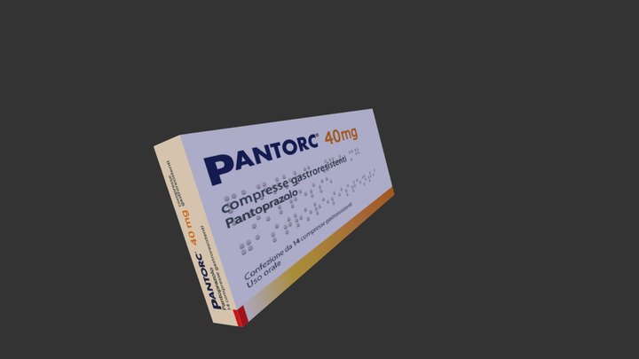 Pantorc 40 mg 3D Model