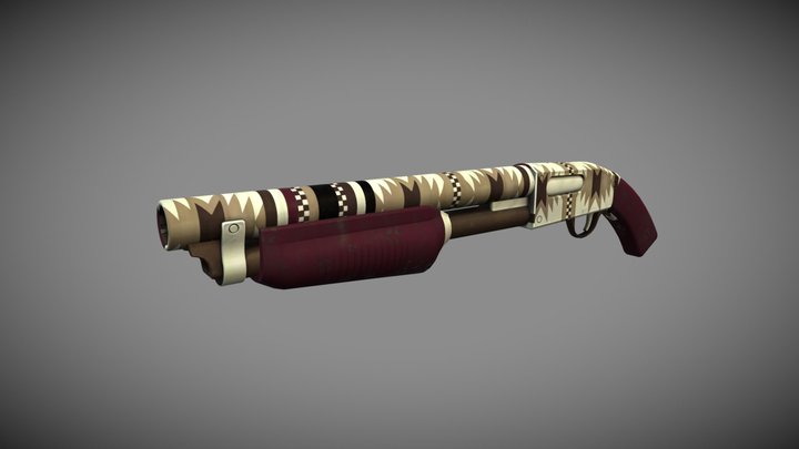 [TF2] Blanket Coated Shotgun 3D Model