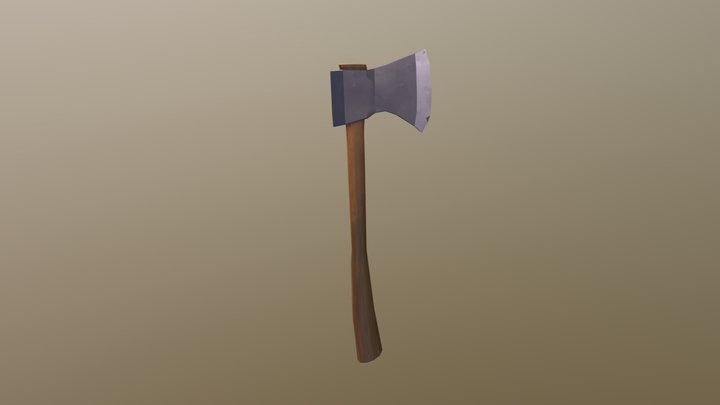 Stylized Axe 3D Model