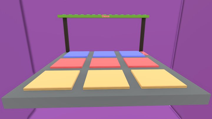 Dancing Pad 3D Model