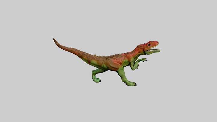 Dinosaur predator Allosaurus 3D Model