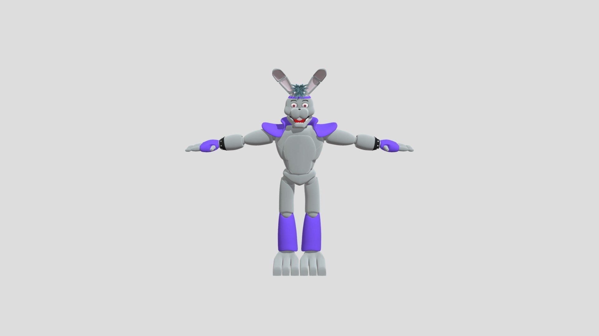 Glamrock bonnie model i made the model and the original design is
