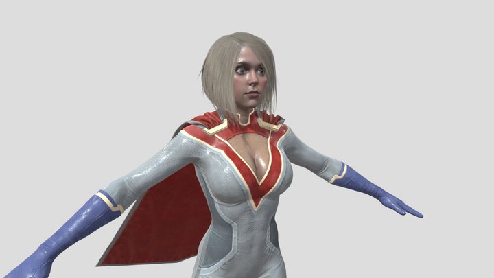 Injustice 2 - Power Girl 3D Model