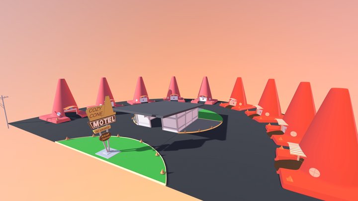 Hotel [Blocking] 3D Model