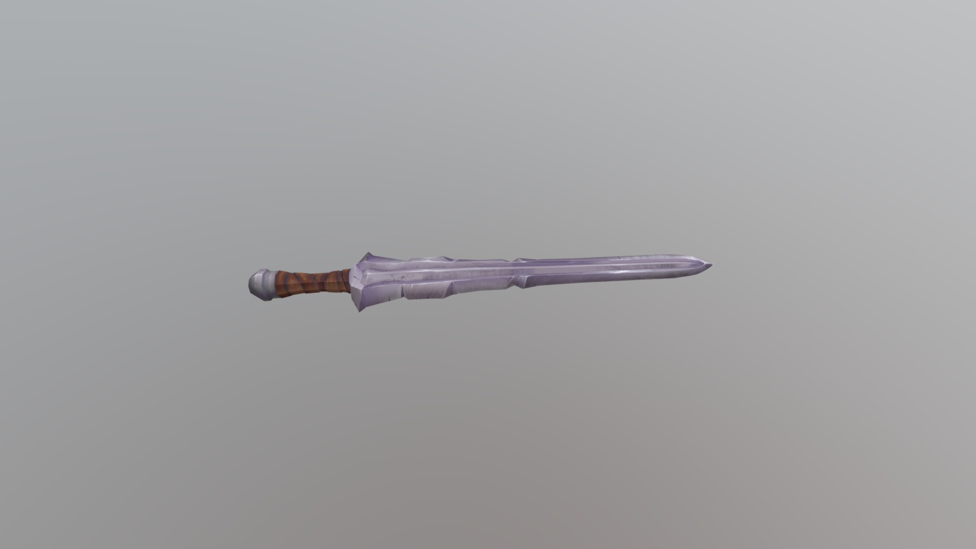 fantasy sword low poly - 3D model by esarokvasha [df82745] - Sketchfab