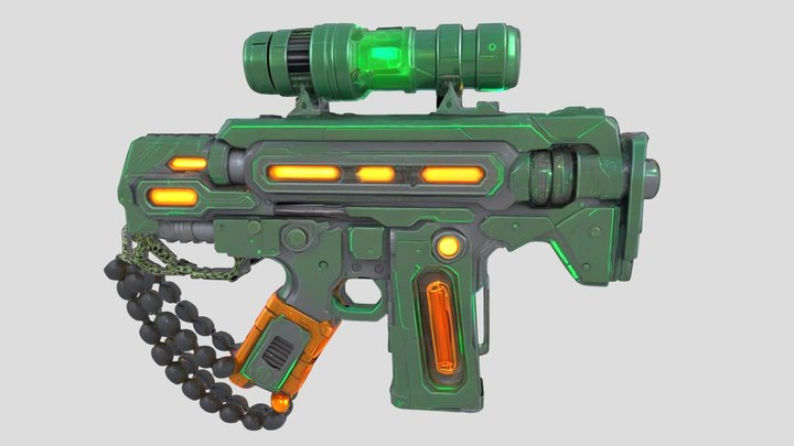 X_Pulse-Rifle_V – Gratis 3D-model STL