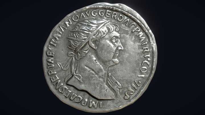 Roman Coin 3D Model