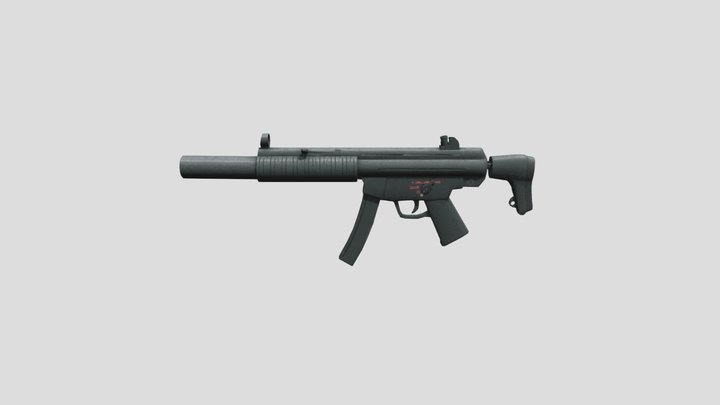 Mp5 Psx 3D Model