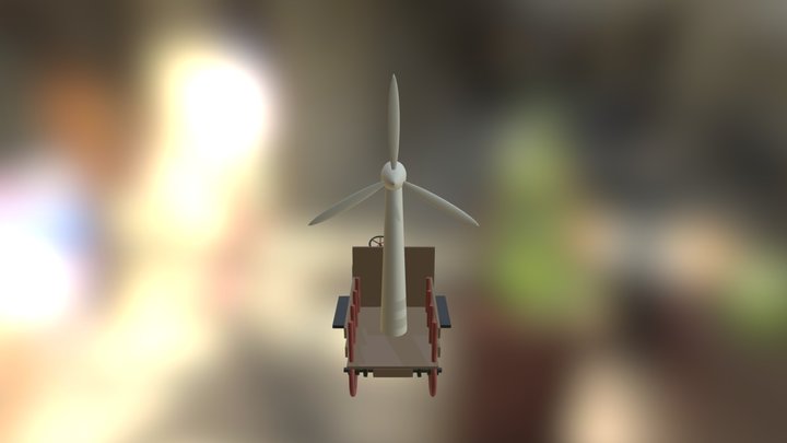 Transporteur d'éolienne Garford 3D Model