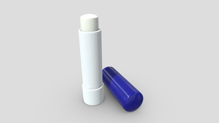 Lip Balm 3D Model