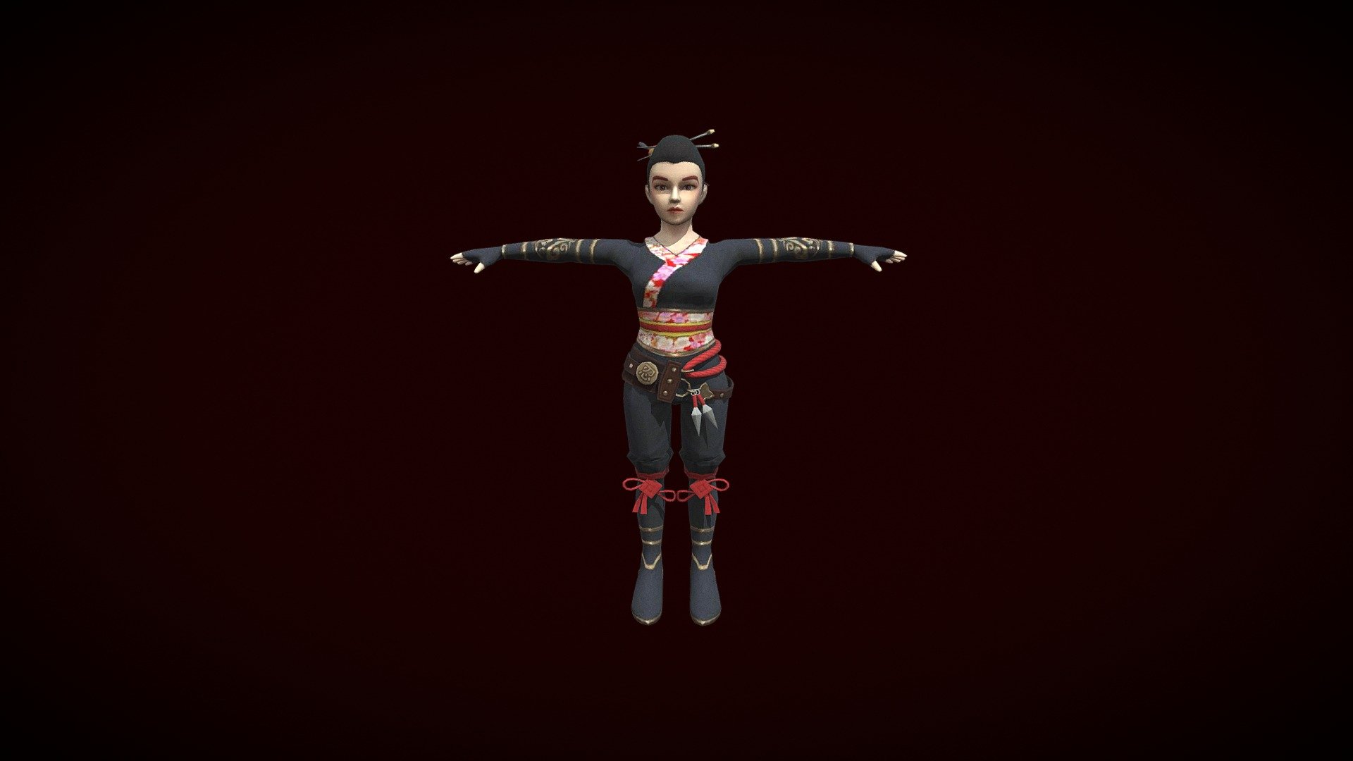 Assassin PBR Animated Game Asset - Buy Royalty Free 3D model by Pixora ...