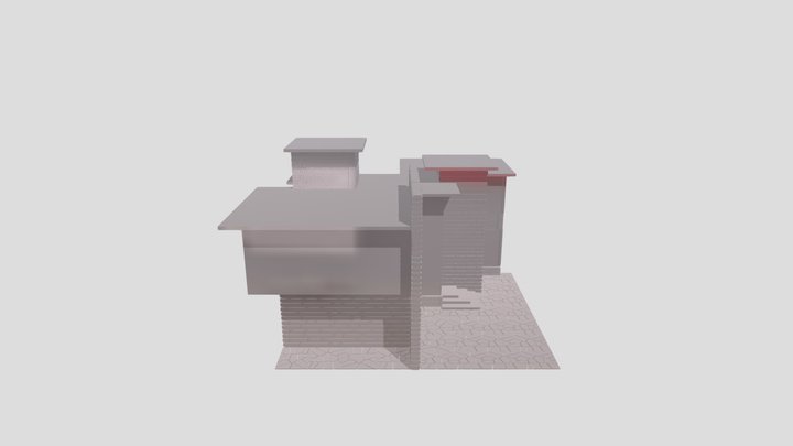 Beutiful Modern House 3D Model