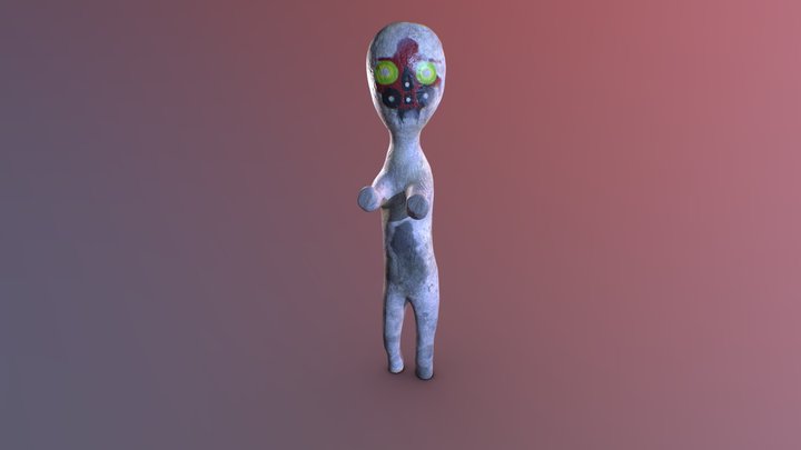 SCP-173 - Low-poly 3D model - Includes mod for SCP CB 3D - TurboSquid  2112186