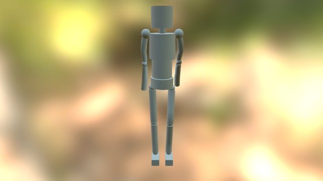 3ds Max Character Walk Cycle 3D Model