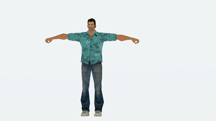Tommy Vercetti Cutscene model 3D Model