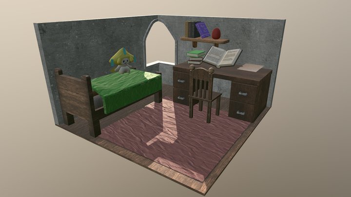 Room Diorama 3D Model