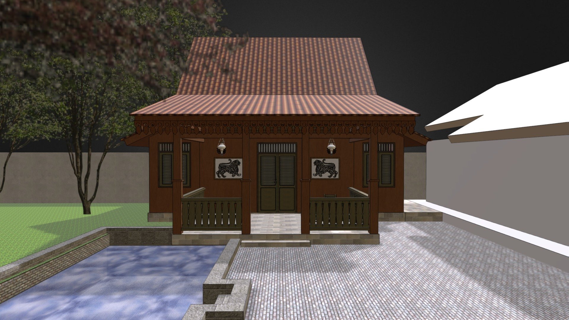 Betawi Traditional House - Download Free 3D model by Heriyanto [df89d21