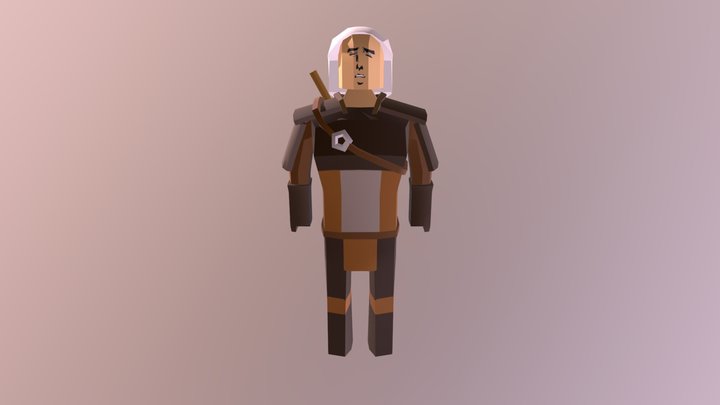 Wittle Geralt 3D Model