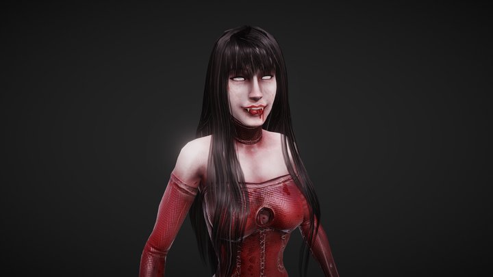 Bloodhunter Vampire - Shardhunters 3D Model