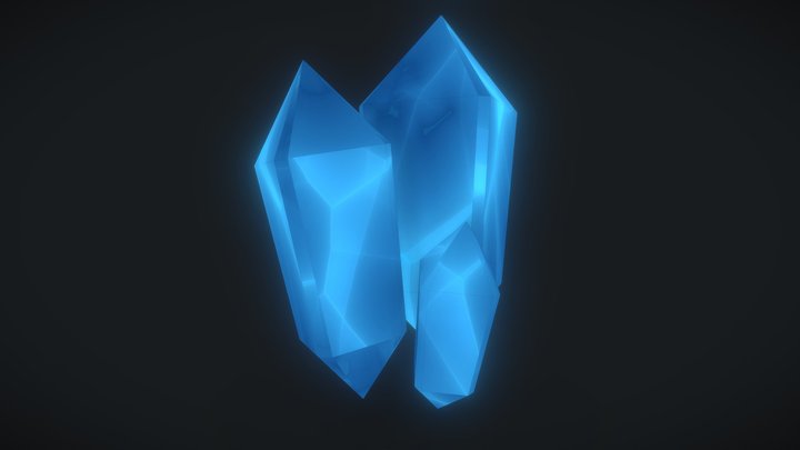 stylized crystals / free download 3D Model