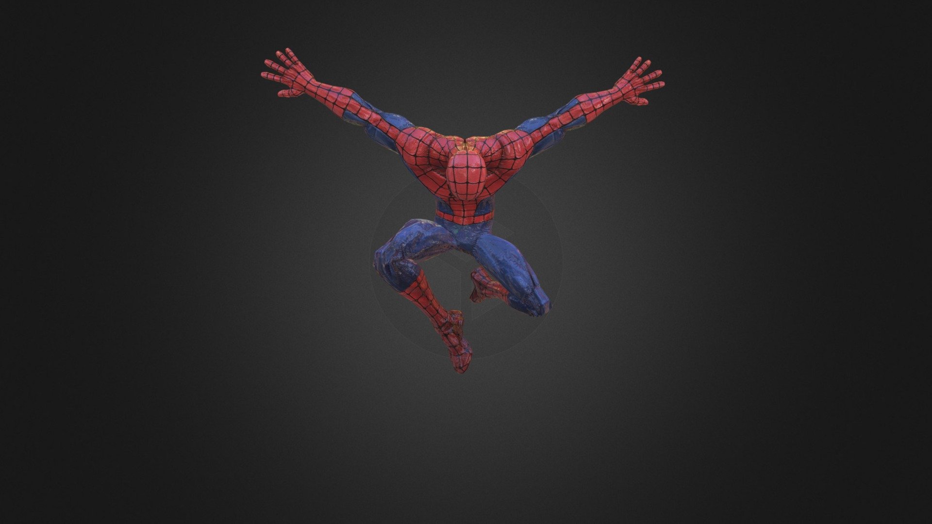 Spiderman Dynamic Pose - 3D model by FEde Tepman (@federicotepman) .