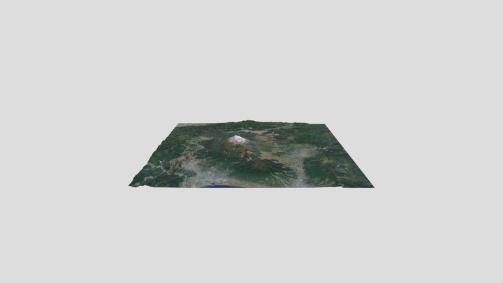 Mount Fuji 3D Model