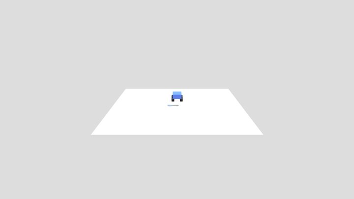 Fisica de carro 3D Model