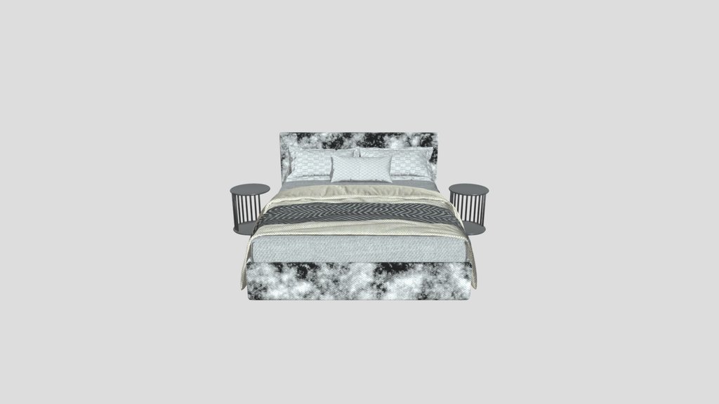 Bed Flou Notturno Shabby Chic