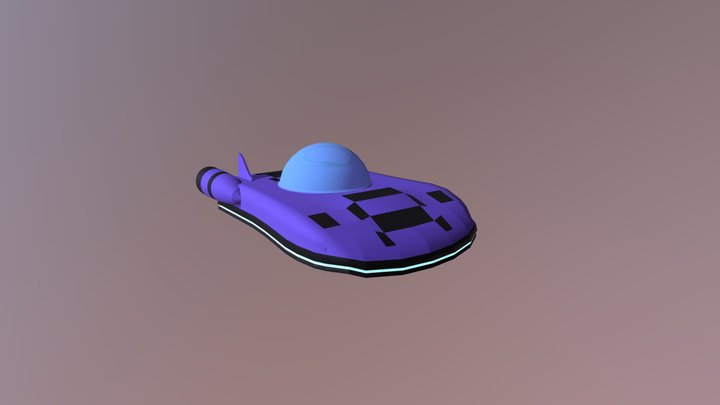 Spaceship 3D Model