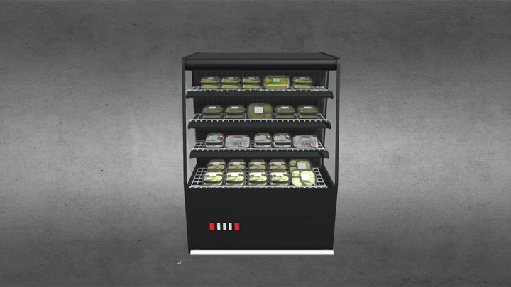 TOM Warm Snack Showcase 3D Model