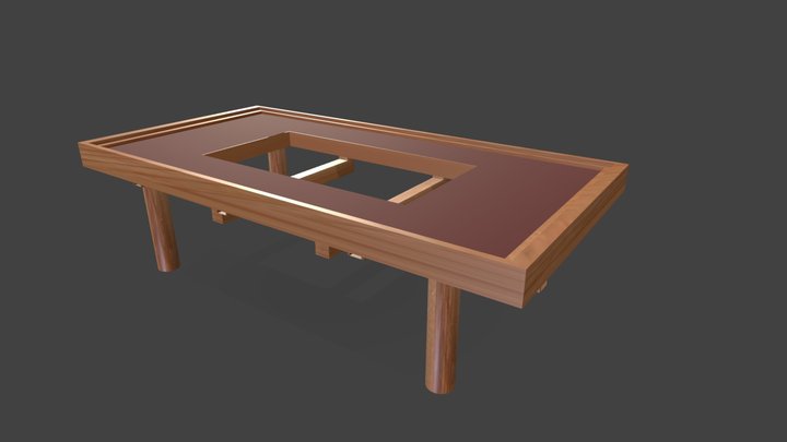 Gaming Table 3D Model