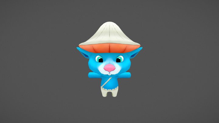 Smurf Cat - Test 3D Model