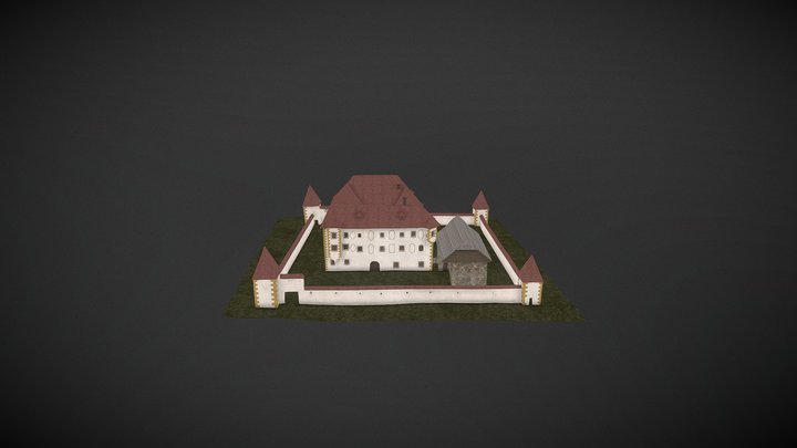 Castle Hanfelden 17th Century 3D Model