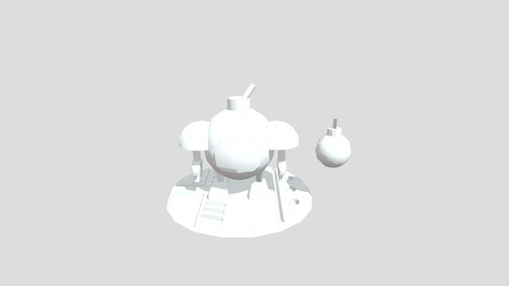 Bomberbot 3D Model