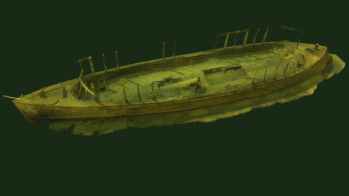 Shipwreck Hopkins 2018 3D Model