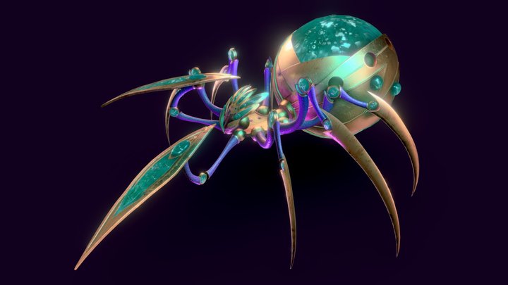 Mechanical Spider 3D Model
