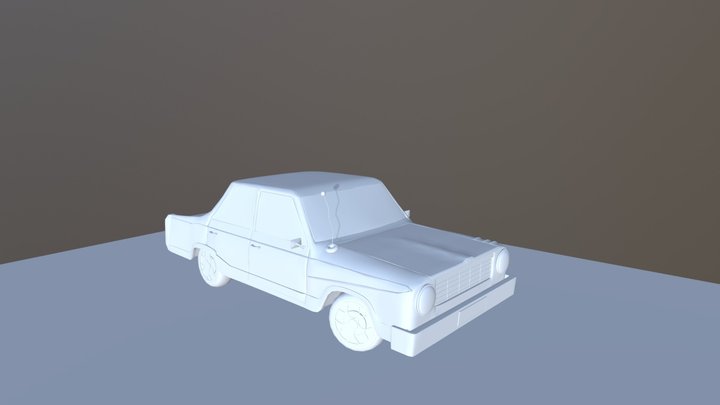 Simpsons' Car / Coche de Los Simpsons 3D Model