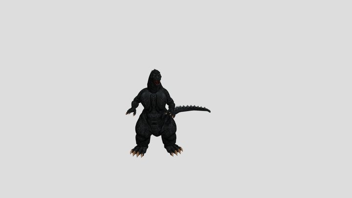 Godzilla 1991 3D Model