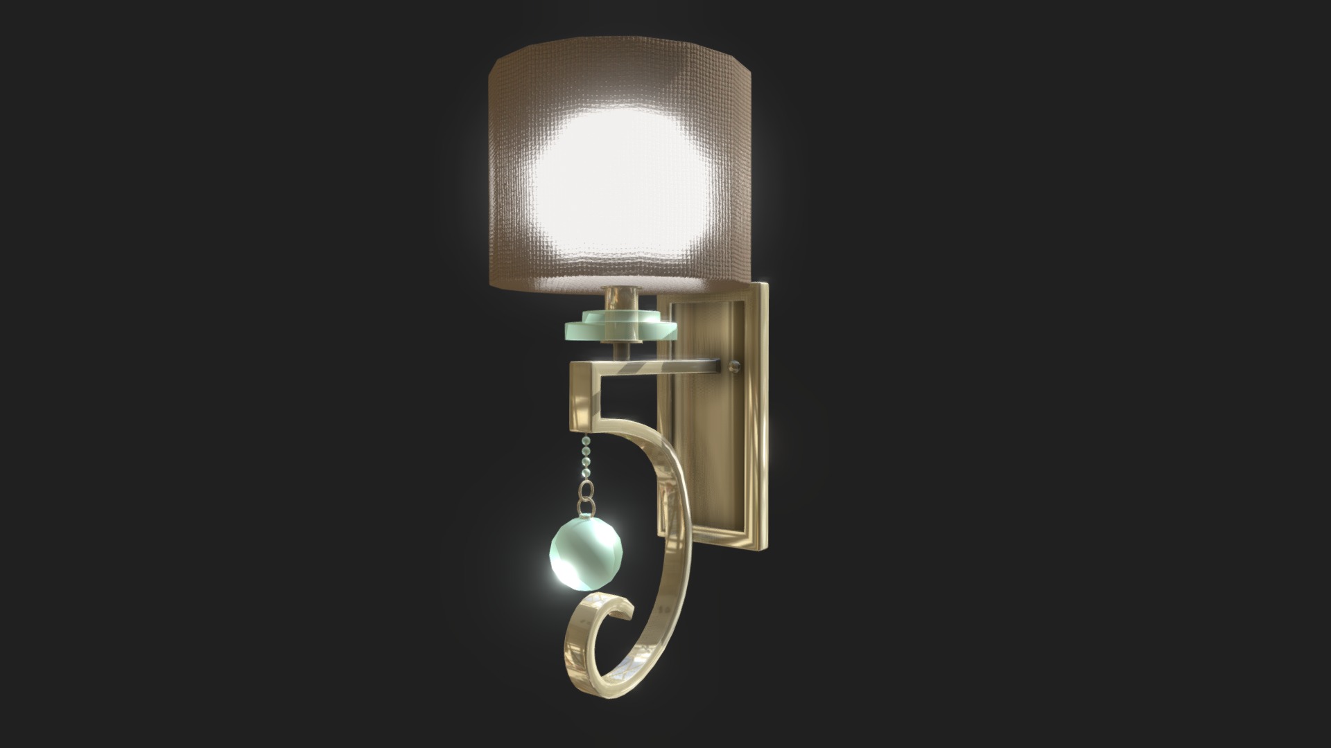 3D model HGPWL-07 - This is a 3D model of the HGPWL-07. The 3D model is about a light bulb with a blue light.