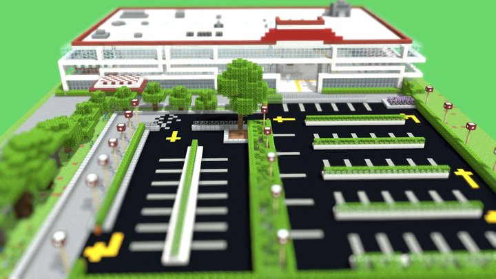 Super Market Map 3D Model