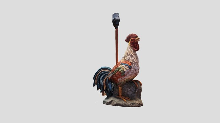 Chicken Lamp 3D Model