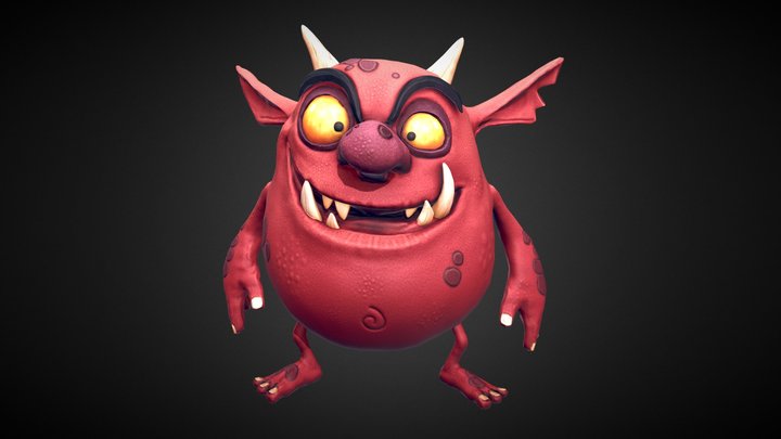 Potato Character 3D Model
