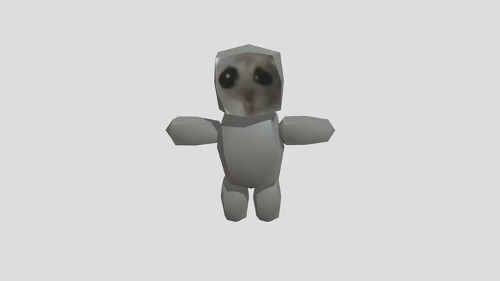 Sad rat 3D Model