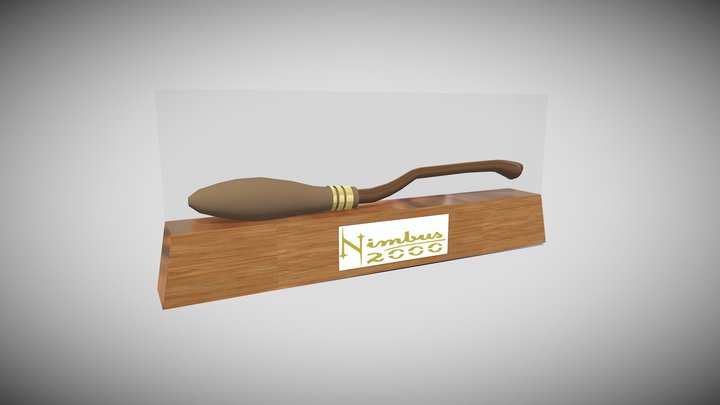 3D model Nimbus 2000 - Broomstick VR / AR / low-poly