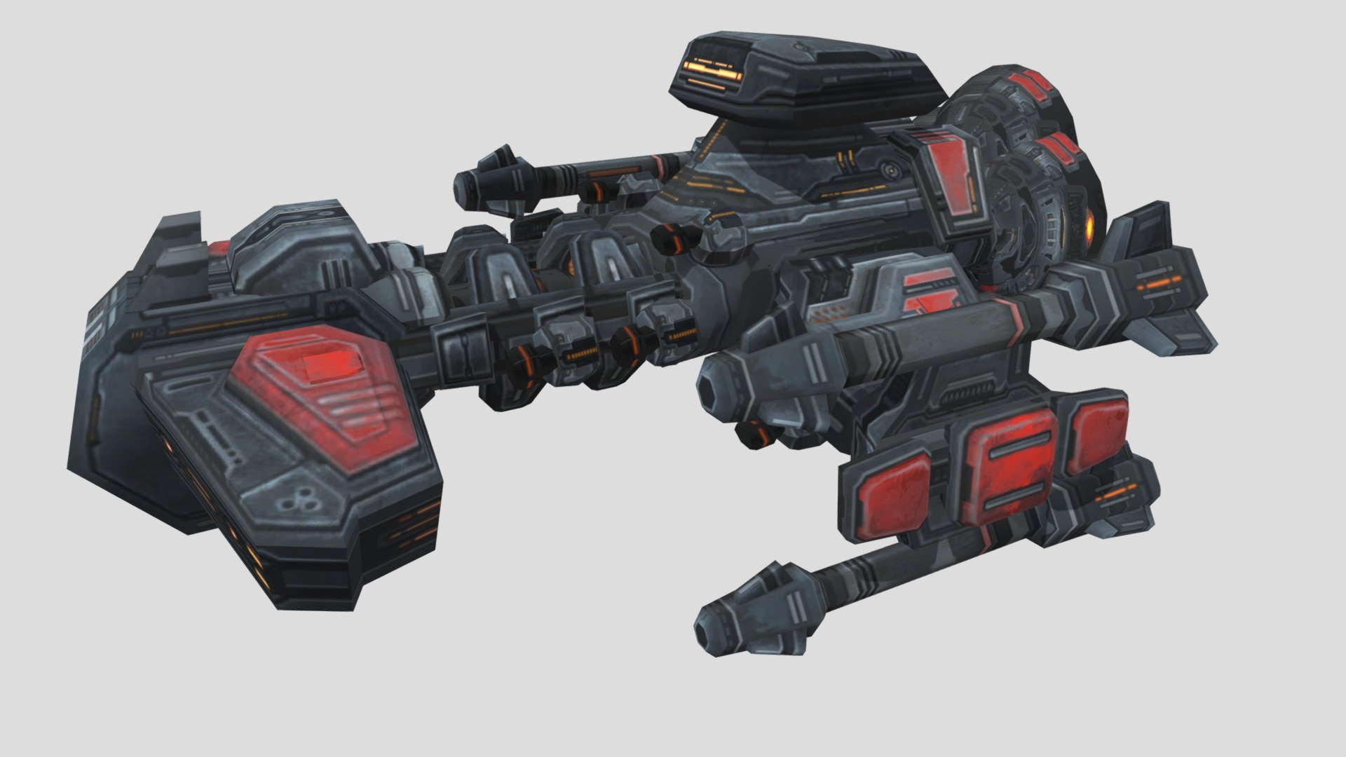 Battlecruiser - Download Free 3D model by Catholomew [df94160] - Sketchfab