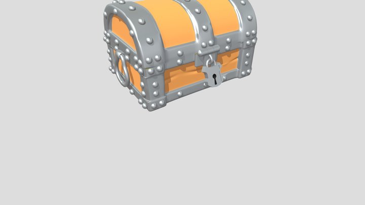 Gold Treasure 3D Model