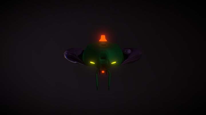 Collecter Drone 3D Model